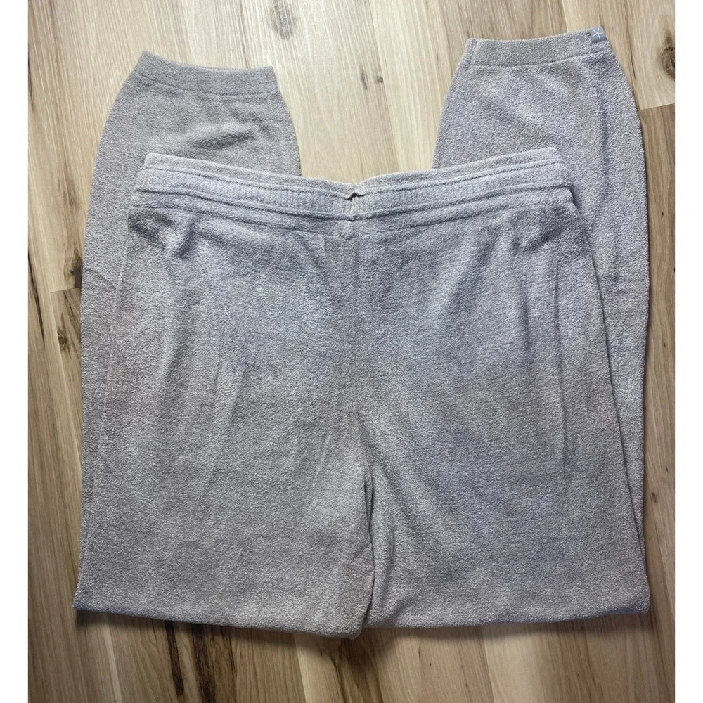 Barefoot Dreams CozyChic Ultra‎ Lite Ribbed Tunnel Jogger Beach Rock Large NEW